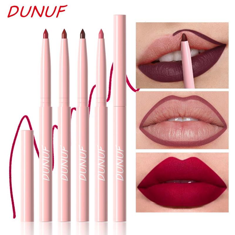 High Pigment Matte Lip Liner Pencil, 6 Counts set Long Lasting Waterproof Lip Liner, Easy Coloring Lipstick Pen, Suitable for All Occasions Lip Makeup, Lip Liners, Christmas Gift