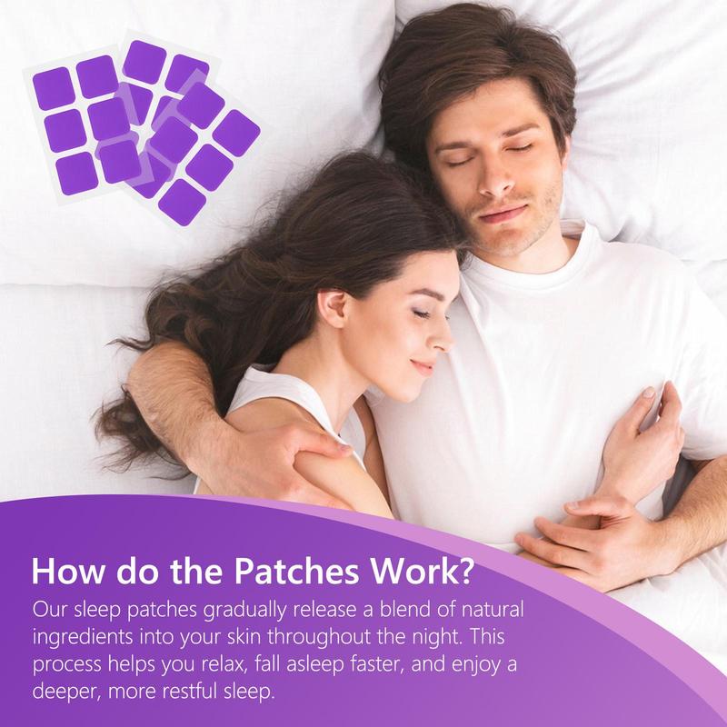 Sleep Patches, 1 Box Natural Herbal Ingredients Sleep Aid Patch, Calm The Mind, Safe and Effective Sleep Patches for Women & Men