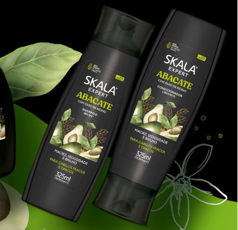 Skala Expert Avocado Shampoo and Condicional Kit - 325 ml - 100% Vegan