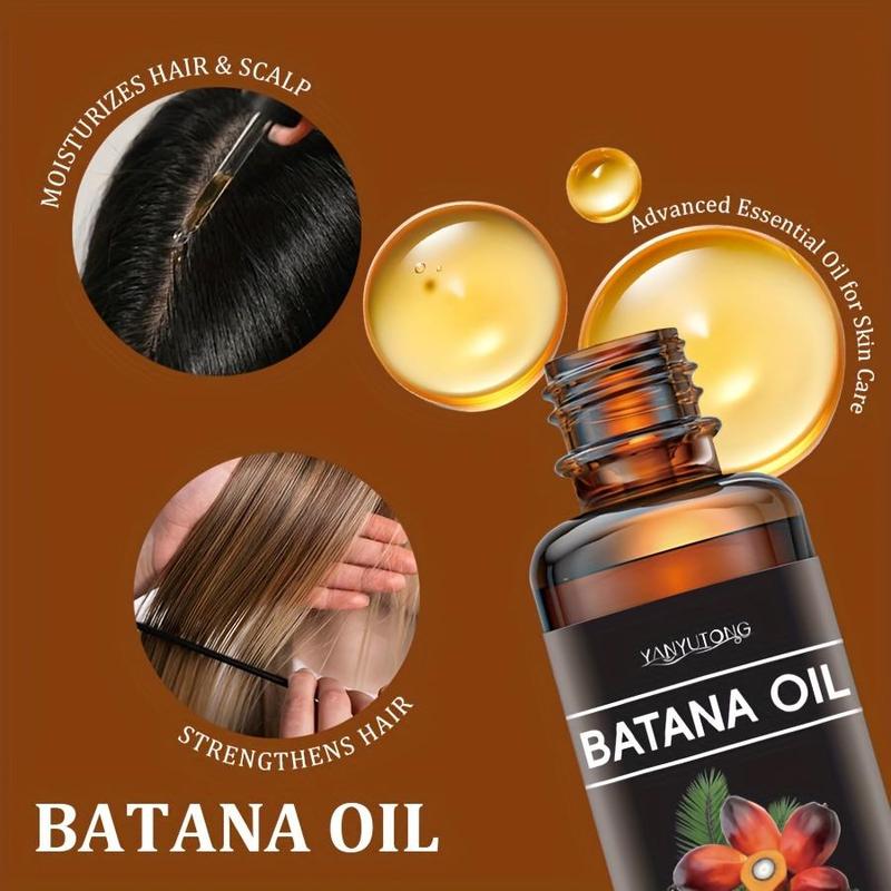 Batana Oil Hair Serum, 3 Counts set Moisturizing Hair Oil, Hair Care & Styling Product for Dry & Rough Hair, Hair Care Product for Women & Men