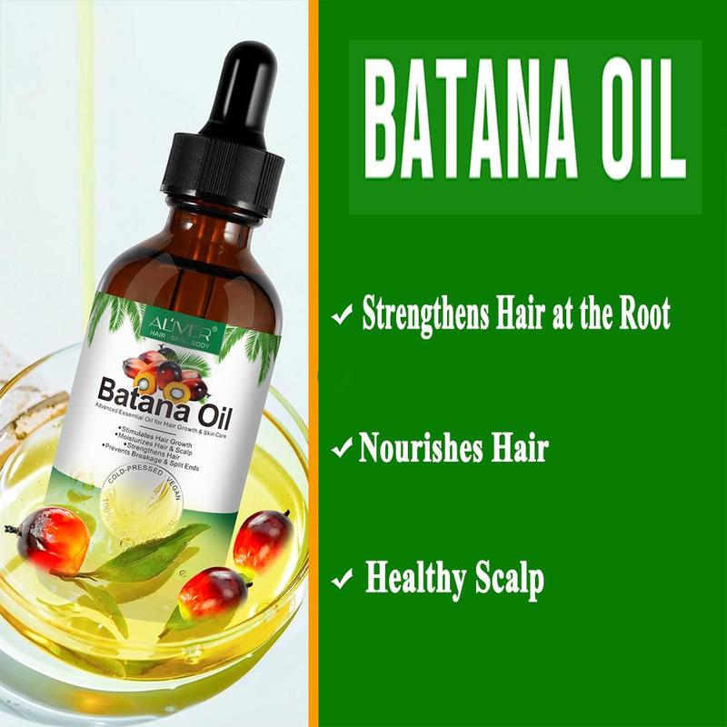 Batana Oil, Organic Cold Press Natural Hair Oil, Hair Care Product for Hair & Skin Radiance, Moisturizing & Nourishing Product