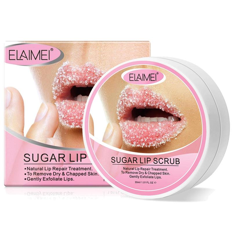 Sugar Smooth Lip Scrub, 2 Counts Moisturizing Exfoliating Lip Scrub, Refreshing Lip Care Product for Women & Girls, Christmas Gift