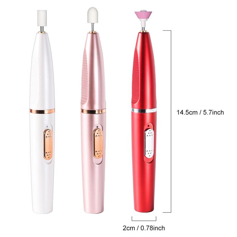 Electric Nail Drill Kit, 1 Box 15000RPM Professional Electric Nail File for Acrylic Polish Gel Nail Removal, Rechargeable Nail Drill with Nail Drill Bits