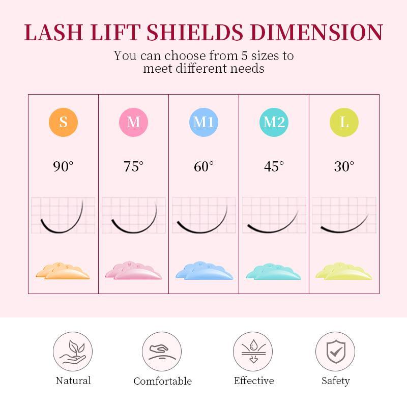 4 in 1 Eyelash & Eyebrow Dye Kit, 1 Set Professional Semi-permanent Curling Eyelash Perm Eyebrow Dye Kit, Suitable for Salon & Home Use