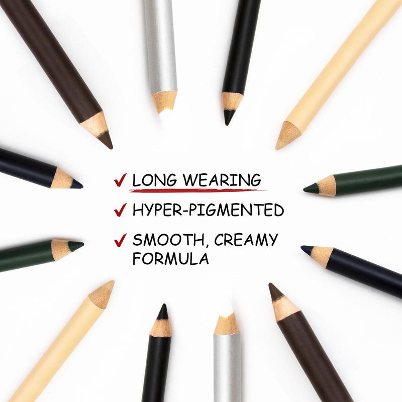 Waterproof Eyeliner Pencil Set, 6 Counts set Long Lasting Eyeliner Pencil, Smudge Proof Eyeliner Pen, Eye Makeup Tool for Women & Girls, Christmas Gift