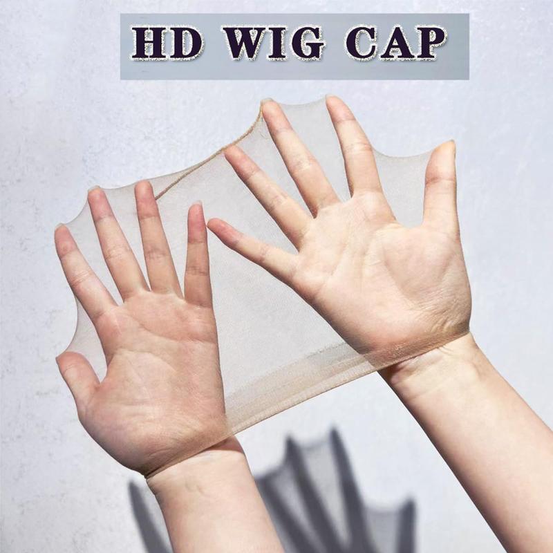 Mamushow 1 Count Skinlike HD Wig Caps Invisible Breathable For Lace Frontal Wigs Ultra-Thin Stretchy Wig Cap