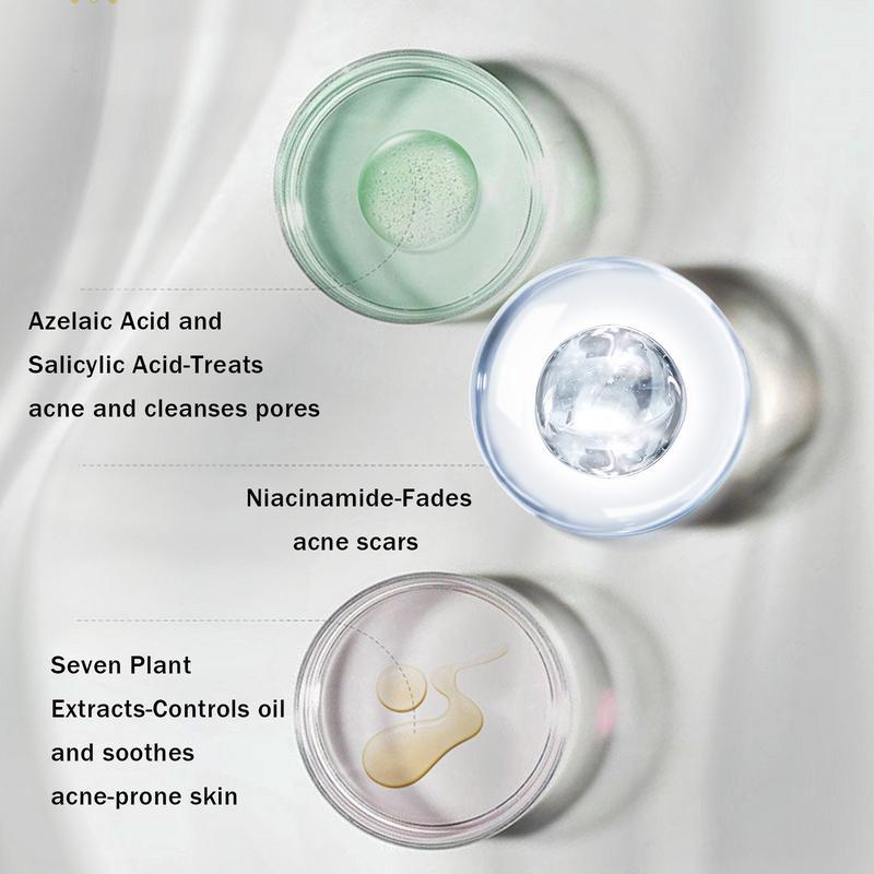 VGO Acne Removal Cream - Natural Essence, Azelaic Acid & Salicylic Acid - Anti-Aging Hydrating Facial Serum - Skincare