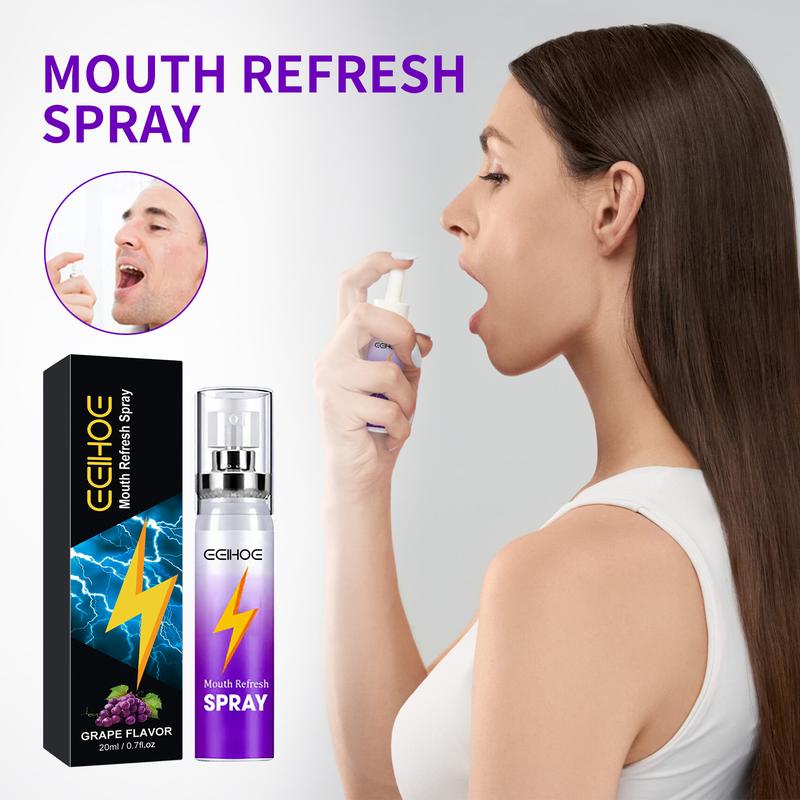 EELHOE Fresh Mouth Spray Clean Mouth Odor Fresh Breath Fragrance Portable Spray