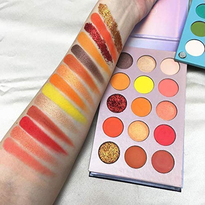 4 in 1 60 Color Eyeshadow Palette, High Pigmented Glitter Matte Eye Shadow, Rotatable Vibrant Color Makeup Palette, Eye Cosmetic