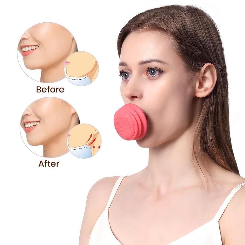 Face Muscle Trainer, Double Chin & Jawline Exercise Tool, Facial Muscle Exerciser, Face Skin Lift & Tightening Training Tool for Women & Men, Christmas Gift