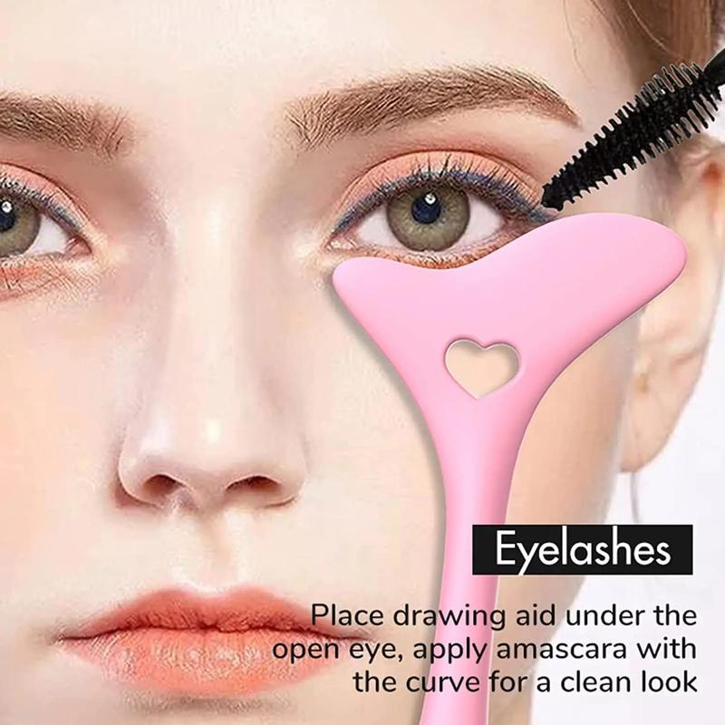 2pcs Reusable Silicone Eyeliner Stencil, Reusable Eye Makeup Aid Tool, Professional Makeup Tools for Women