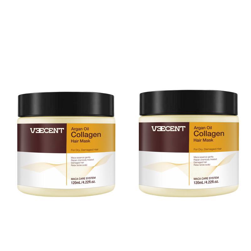 Veecent  Hair Repair Mask-DeepConditioning Intensive HairTreatmentMACA Collagen for DryDamaged Hair(4.22 fl.oz)ConditionerHaircare Restore