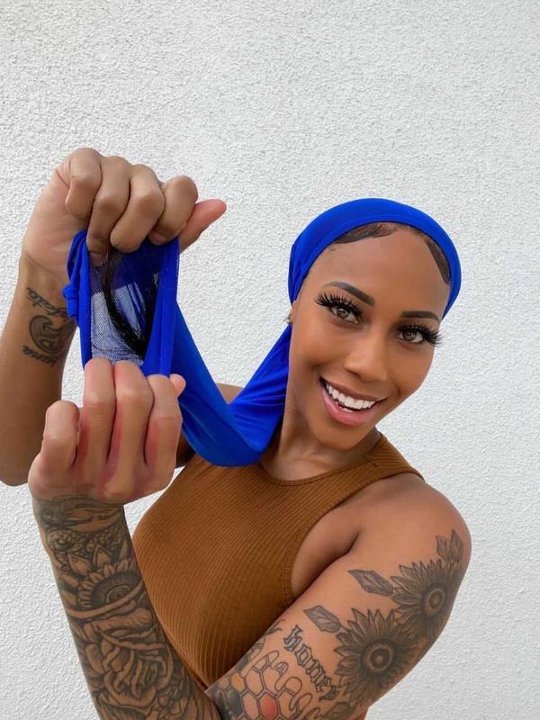 Hairweave Sleeve - Royal Blue, Holds up to 32 Inches Long, For Long Hair, Fashion, Sleep - Haircare