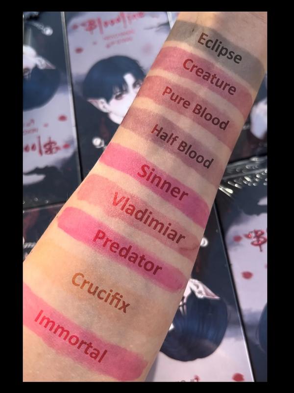 Bloodline Vampire Lip Stains - Lip Tint Long Lasting  Cosmetic Gloss Lipgloss