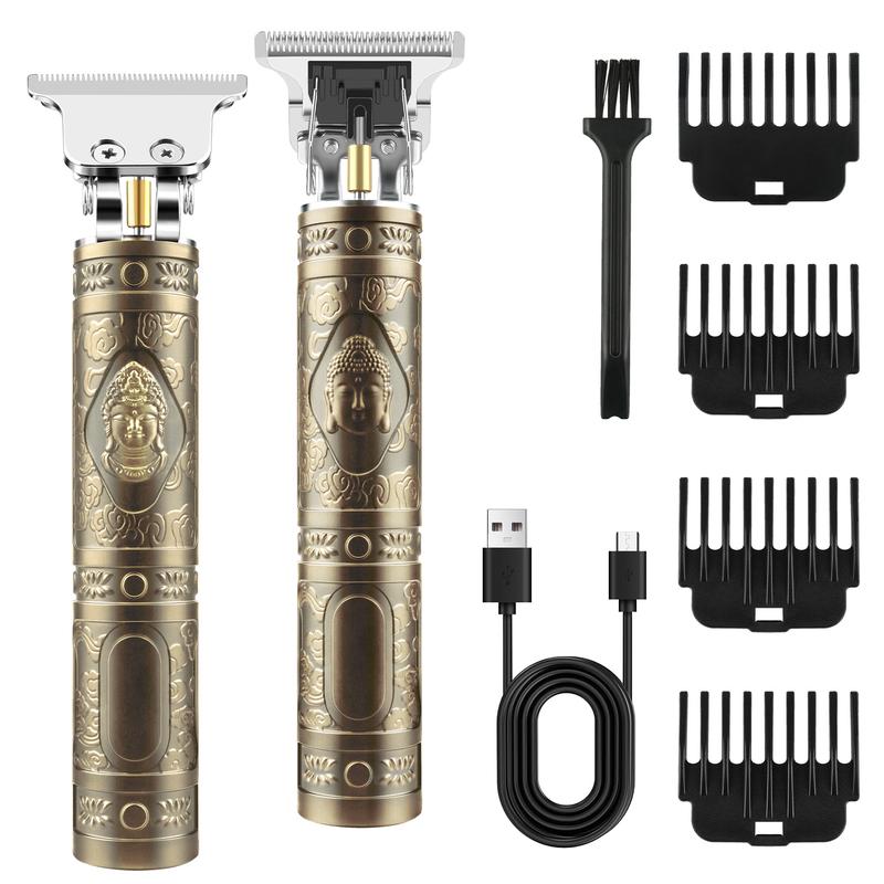 Professional Trimmer Hair Clippers, Cordless Barber Shaving Machine, USB Chargeable  Beard Trimmer Beard Shaver for Men Father's Day Gifts