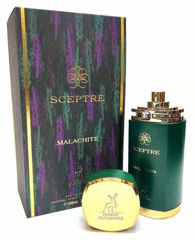 Maison Alhambra. Sceptre Malachite Eau de Parfum Spray for Unisex, 3.4 Ounce