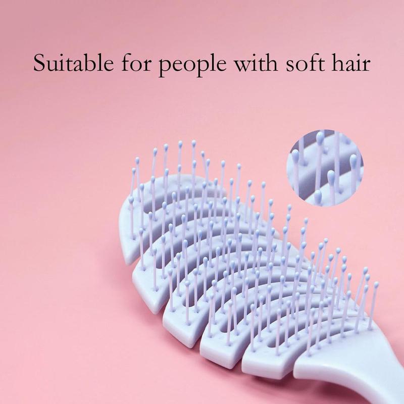 Hollow Out Hair Brush with Box Packaging,1count 3counts Scalp Massage Combs Hair Styling Detangler Hairbrush Fast Blow Drying Detangling Tool Wet Dry Curly Hair Christmas Gifts for Kids