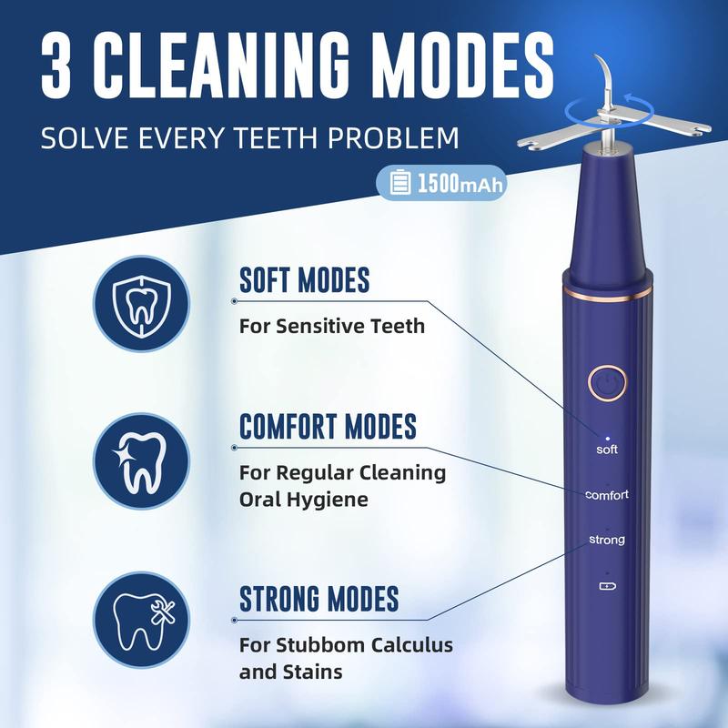 Teeth Cleaning Kit, 1 Box Teeth Cleaning Tool with Camera with Replacement Head, Oral Hygiene Tool, High-tech Dental Care Tool for Home Use