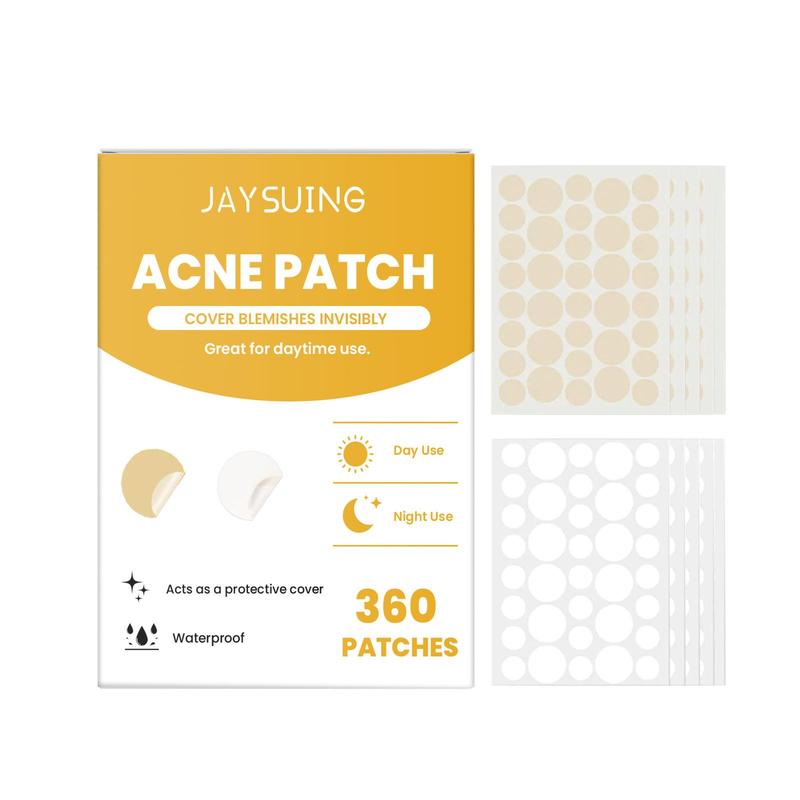 Acne Patches, 1 Box Round Shaped Invisible Acne Cover Patches, Overnight Acne Patches, Facial Skin Care Products for Women & Men