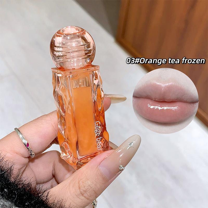 Long Lasting Lip Gloss, 1 Count Moisturizing Lip Glaze, Glossy Lip Glaze Stick, Plumping Lip Oil Lip Stick for Girls & Women