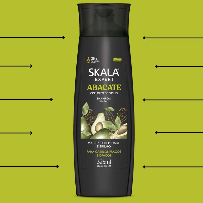 Skala Expert Avocado Shampoo and Condicional Kit - 325 ml - 100% Vegan