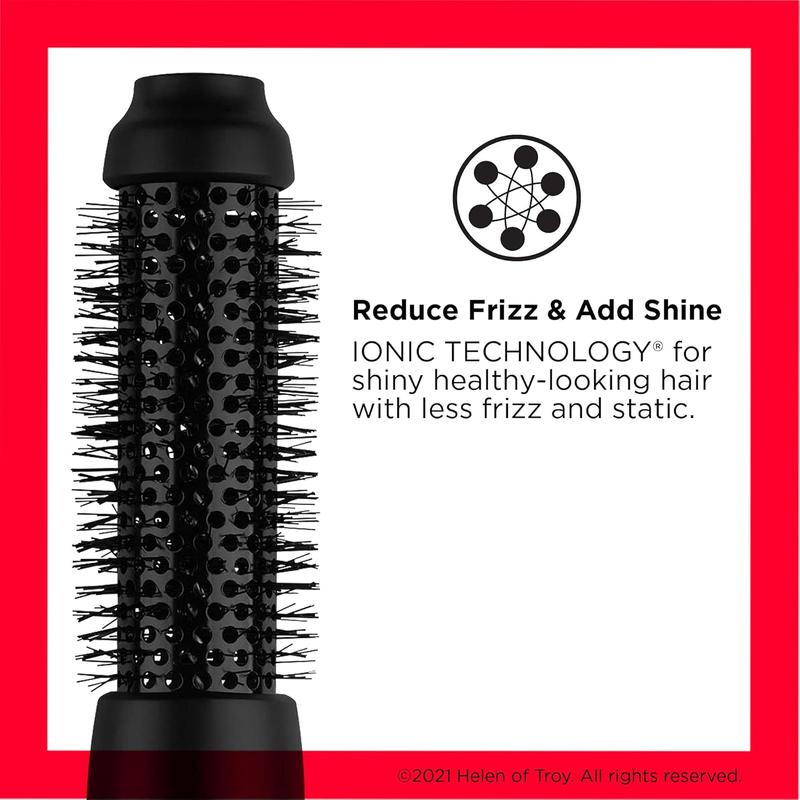 Revlon One Step Root Booster Round Brush Dryer and Hair Styler | Fight Frizz and Add Volume, (1-1 2 in)