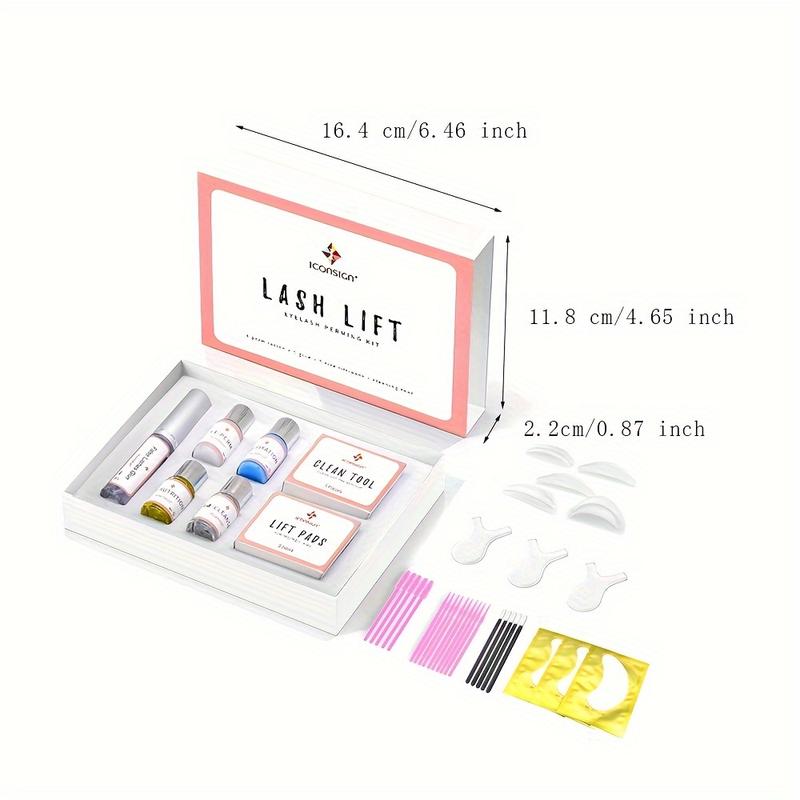 Eyelash Lift Suit, Semi-Permanent Eyelash Curler Ironing Suit, Can Keep Eyelash Curler Songs for 6 to 8 Weeks, Suitable for Salon and Home Use