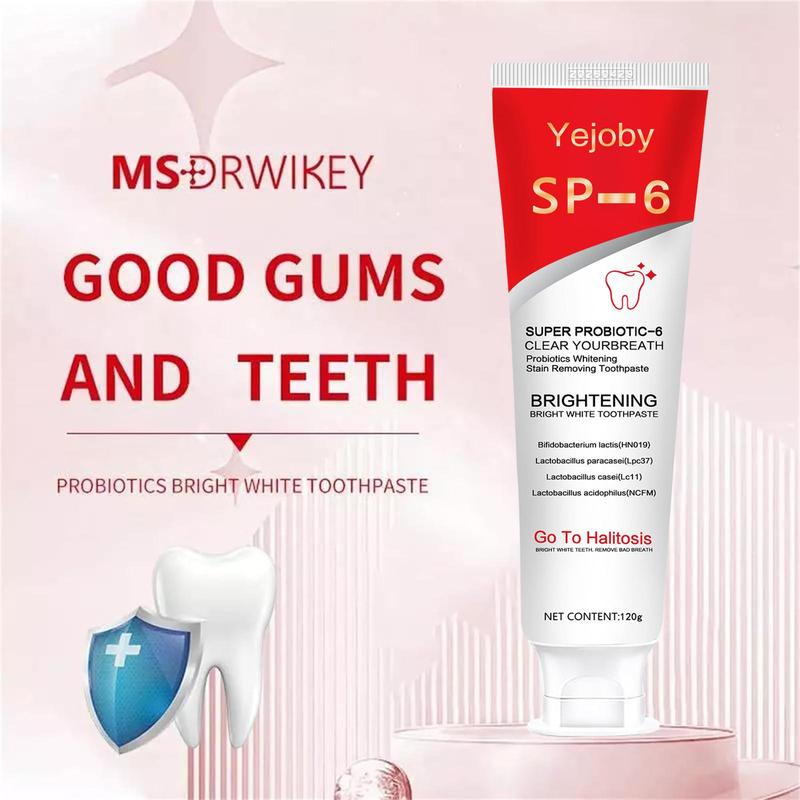 Probiotics Bright Brighten Toothpaste, Sp 6 Toothpaste, Sp-6 Brighten Toothpaste, Brighten Toothpaste Sp-6, Sp-6 Probiotics BrightenToothpaste, Fresh Breath