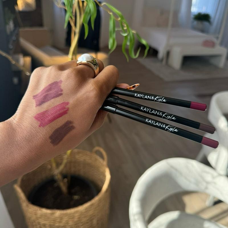 Matte Brown Lip Pencil - Free mask included with purchase! Tuscan Brown Creamy Lip Liner for All Six Shades - Lip liner Eyeliner Lipliner Smooth Cosmetic Makeup