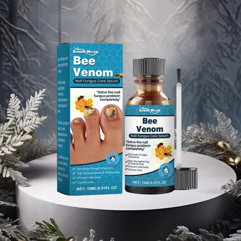 Bee Venom Nail Care Serum, 2 Counts Nail Strengthening Serum, Nail Care Product for Women & Men, Nail Moisturizer, Nail Care Product, Christmas Gift