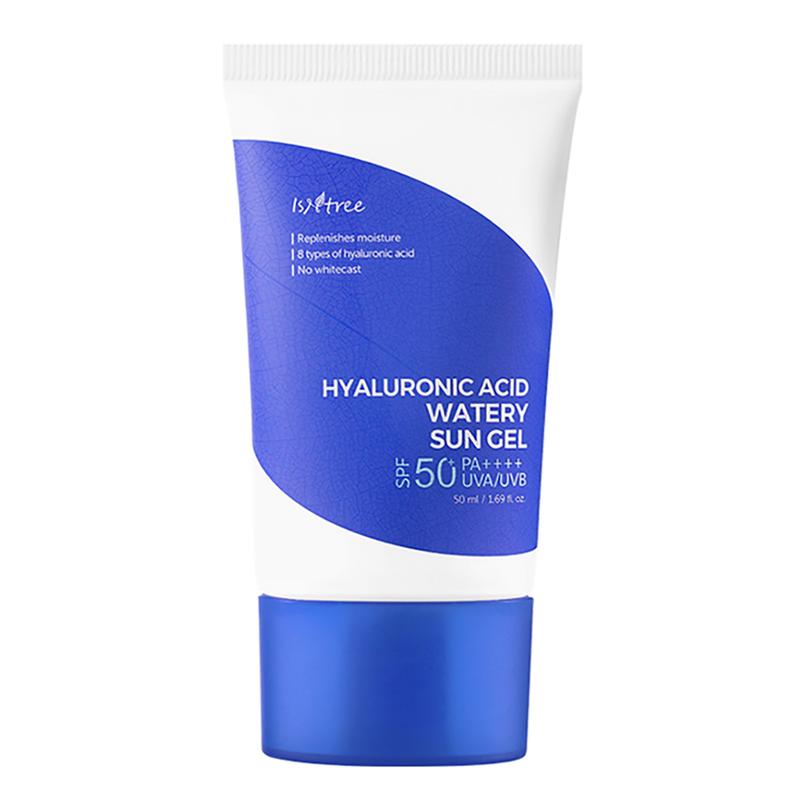 ISNTREE - Hyaluronic Acid Watery Sun Gel SPF50+  PA+++ 50ml Facial Skincare Sunscreen Daily Uv Comfort Skin Repair Moisture Moisturize Moisturizer