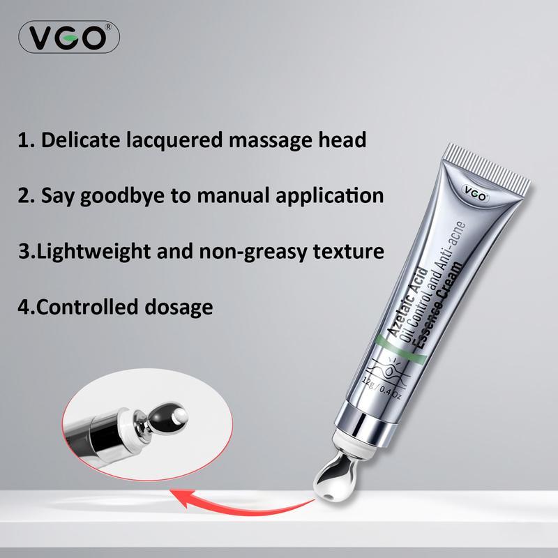 VGO Acne Removal Cream - Natural Essence, Azelaic Acid & Salicylic Acid - Anti-Aging Hydrating Facial Serum - Skincare