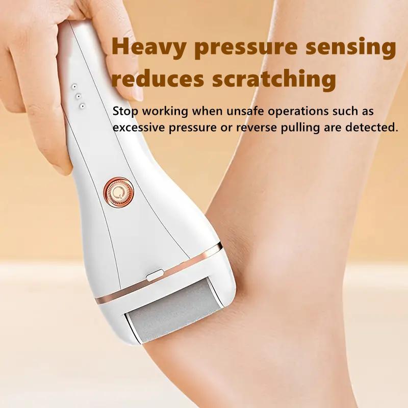 Rechargeable Electric Foot File, Professional Foot Callus Remover Kit, Portable Foot Care Tool for Dead, Hard, Cracked Dry Skin