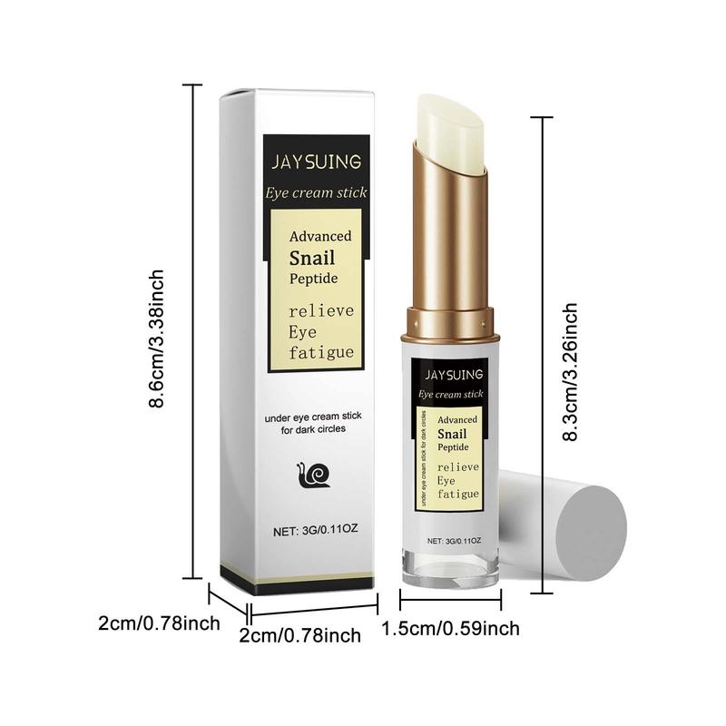 Snail Essence Eye Cream Stick, Moisturizing Eye Lifting Cream, Eye Care Product for Women & Men