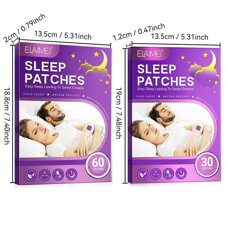 Sleep Patches, 1 Box Natural Herbal Ingredients Sleep Aid Patch, Calm The Mind, Safe and Effective Sleep Patches for Women & Men