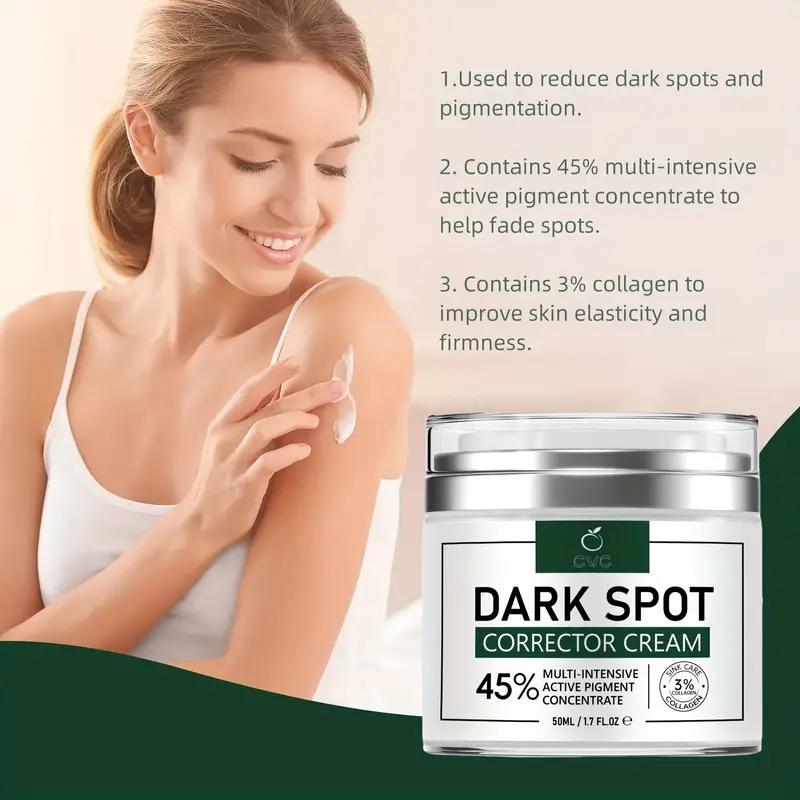 CVC Dark Spot Corrector Cream - Rejuvenating Moisturizer for All Skin Types, Cream with Vitamin E - Rejuvenating Skin Care For All Skin Tones, Dark Spot Cream for Men & Women