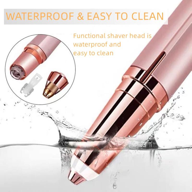 Flawless Brows Electric Eyebrow Trimmer for Women - Safe Painless Hair Remover - Comfort