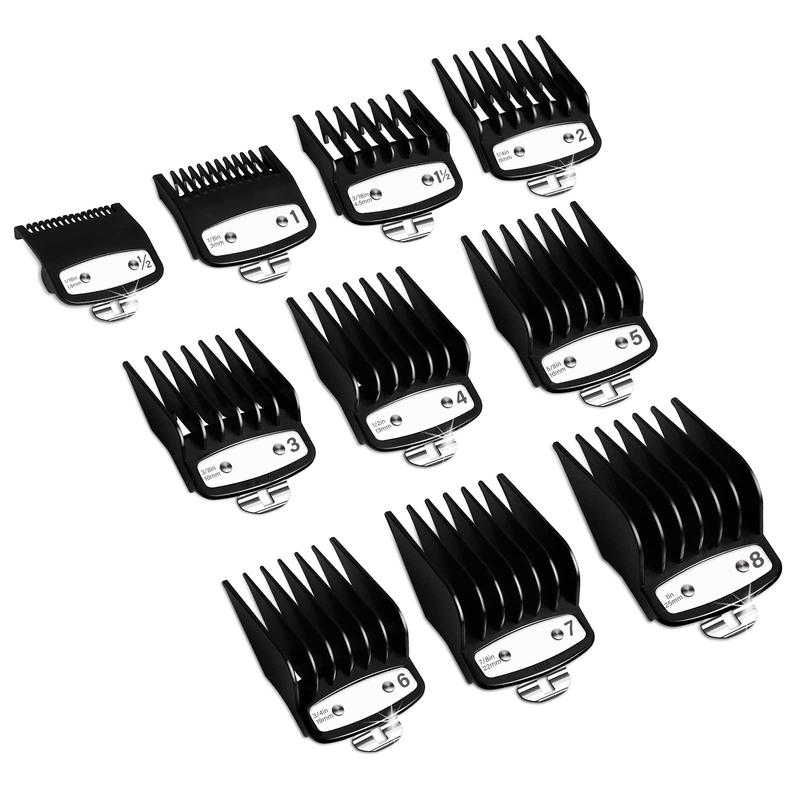 Hair Clipper Positioning Cutting Comb, 10pcs set Electric Hair Clipper Positioning Cutting Comb, Salon Grade Hair Clipper Accessories