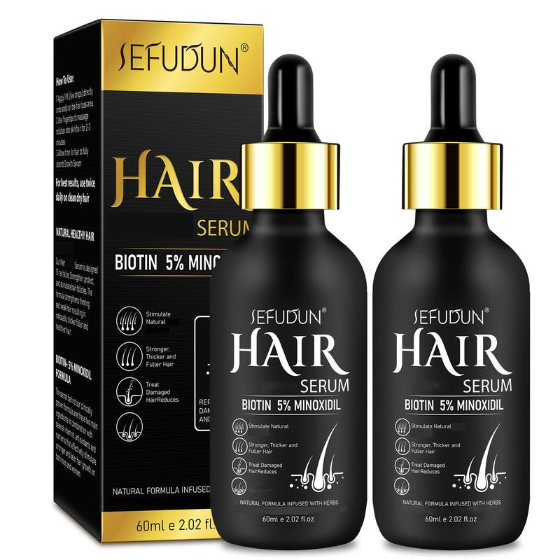 SEFUDUN 5% Μinoxidil Hair Serum-60ml (1pcs 2pcs) Haircare Comfort