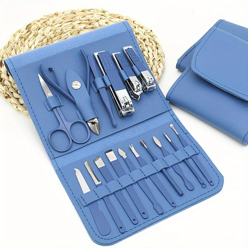 Nail Clippers Nail Beauty Tool Set, with Portable Travel Case, Cuticle Pliers and Cutter Kit, Professional Nail Clippers Pedicure Kit, Travel Manicure Set