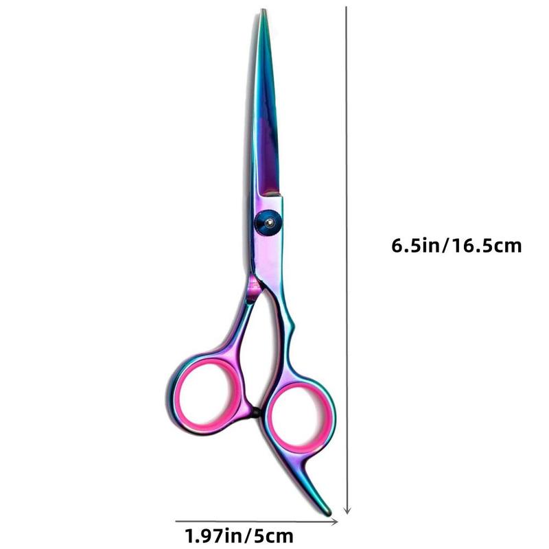 6.5 Inch Professional Stainless Steel Barber Hair Scissors, Hair Cutting Scissors, Hair Styling Tool for Salon and Home Use