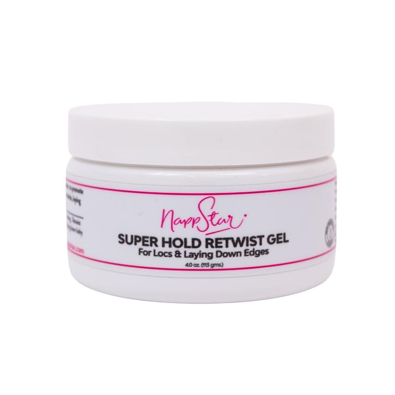 NappStar Super Hold Retwist Gel - Edge Control - Loc Retwist Gel