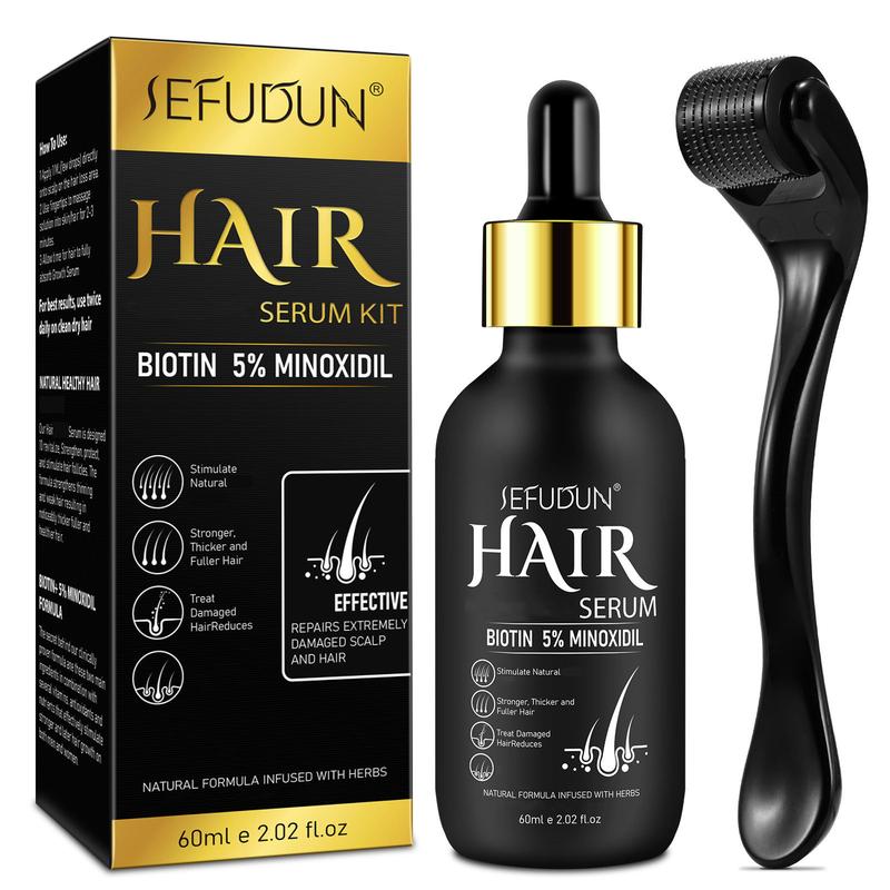 SEFUDUN 5% Μinoxidil Hair Serum-60ml (1pcs 2pcs) Haircare Comfort