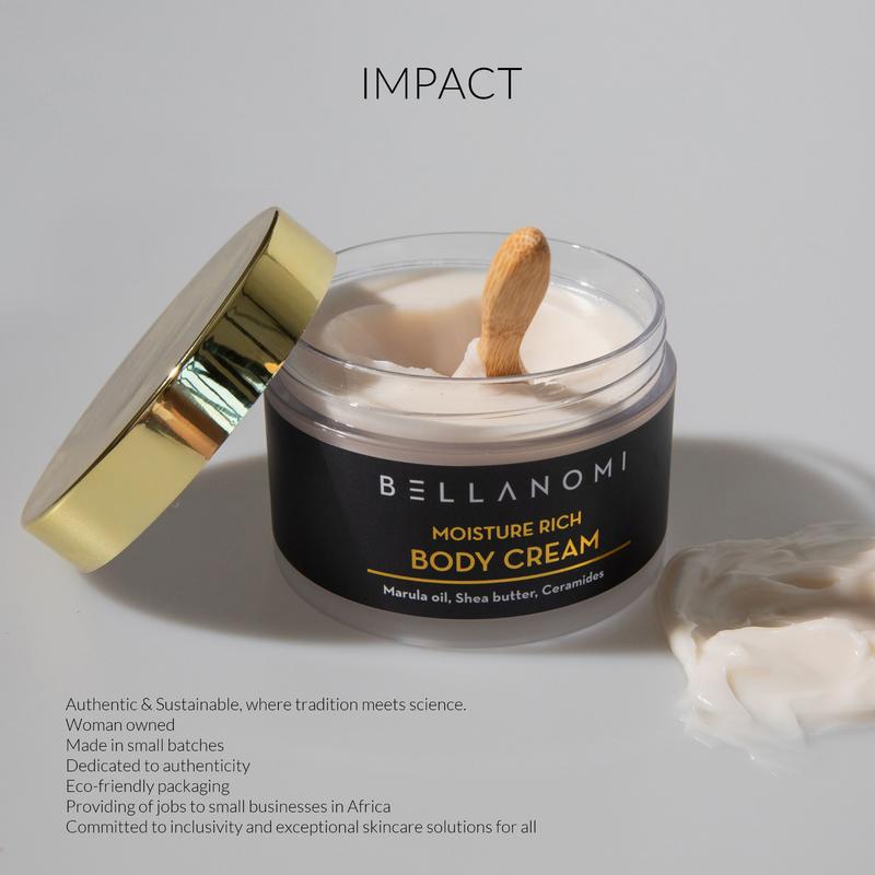 The Moisture Rich Body Cream - 48 Hour Hydration with Unrefined Shea Butter for Dry, Flaky Skin to Soft, Smooth Skin