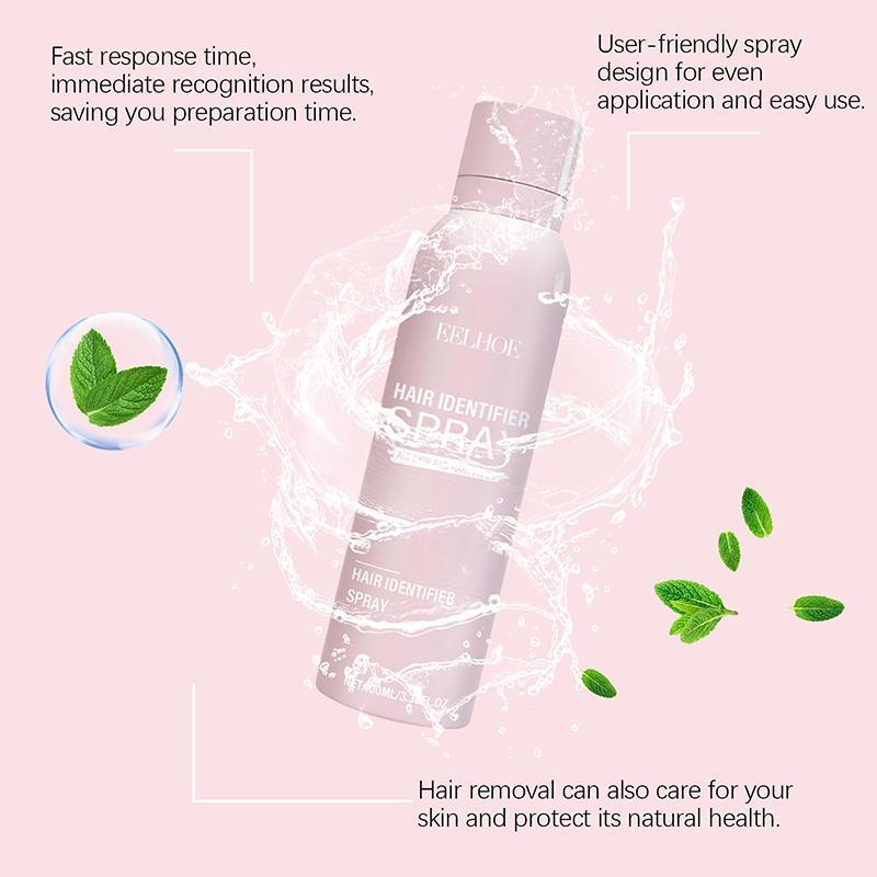 Hair Identifier Spray with Eyebrow Trimmer, 1 Set 2 Sets Gentle Moisturizing Hair Removal Spray, Facial Hair Removal Product for Women, Hair Products, Christmas Gift