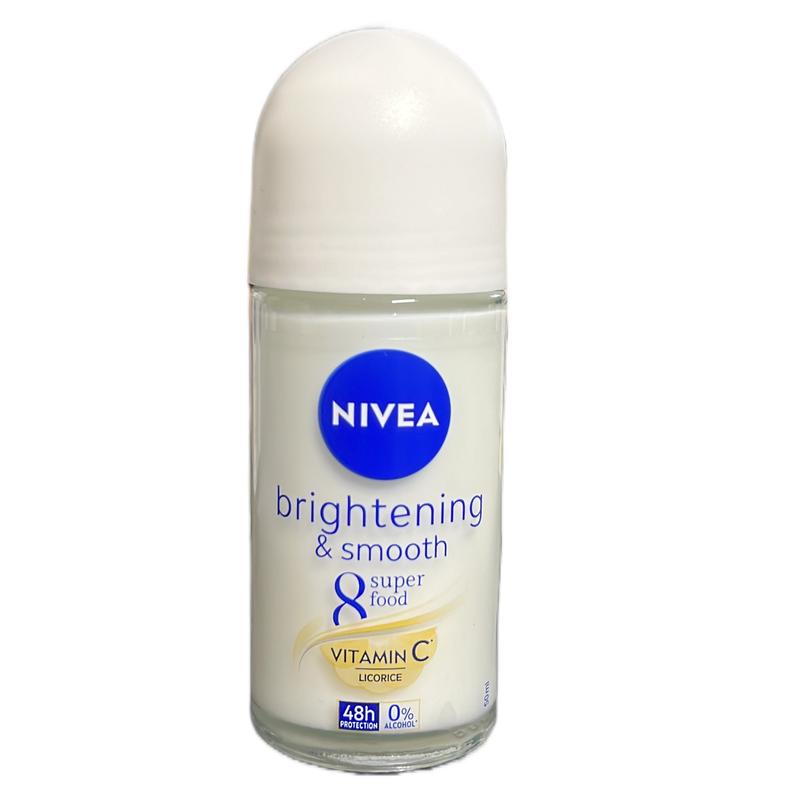 Nivea Brightening & Smooth Roll-On 50ml whitenning deodorant cuidado