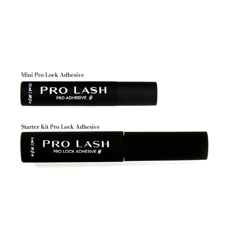 Pro Lash Mini Kit - Lash Extensions - At Home Lash Extension Kit - 1 set of Lashes, Tweezers & Adhesive