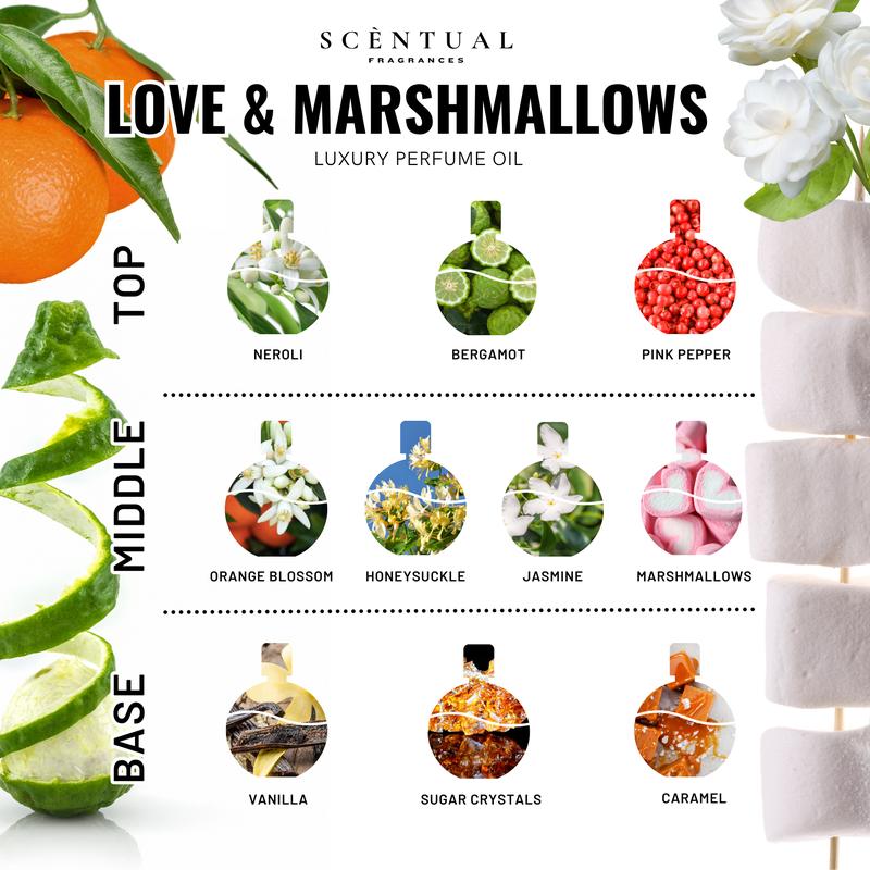 Love & Marshmallows Body Oil Roller