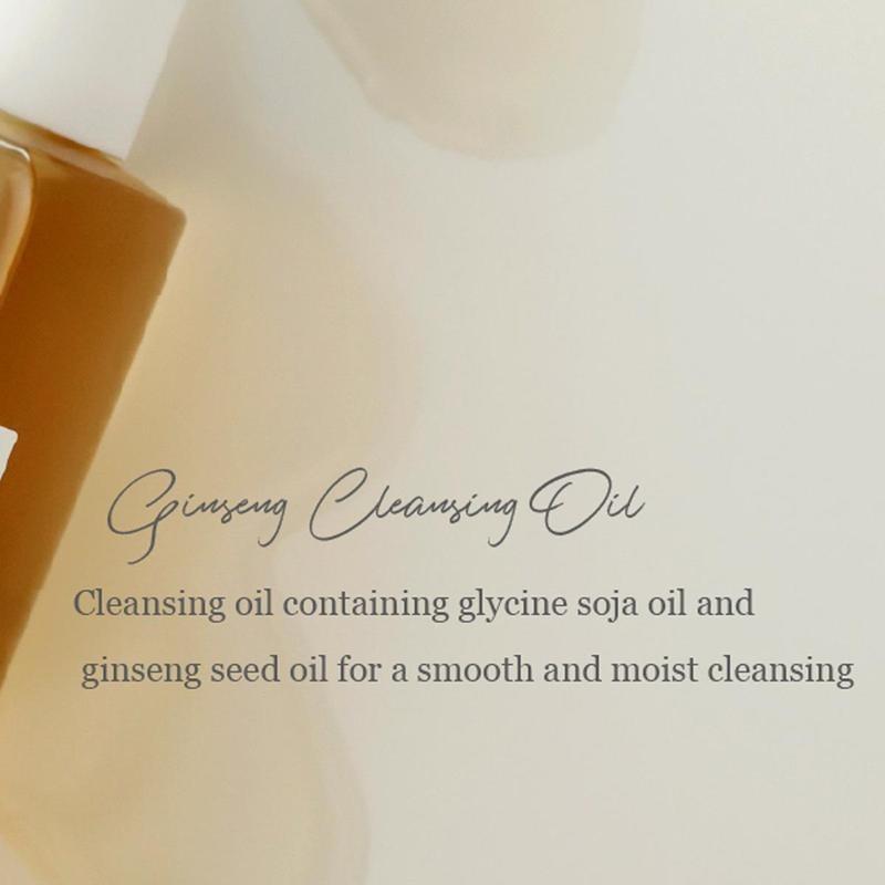 Beauty of Joseon Ginseng Cleansing Oil 210ml - Deep Cleansing for Skin Lightweight Makeup