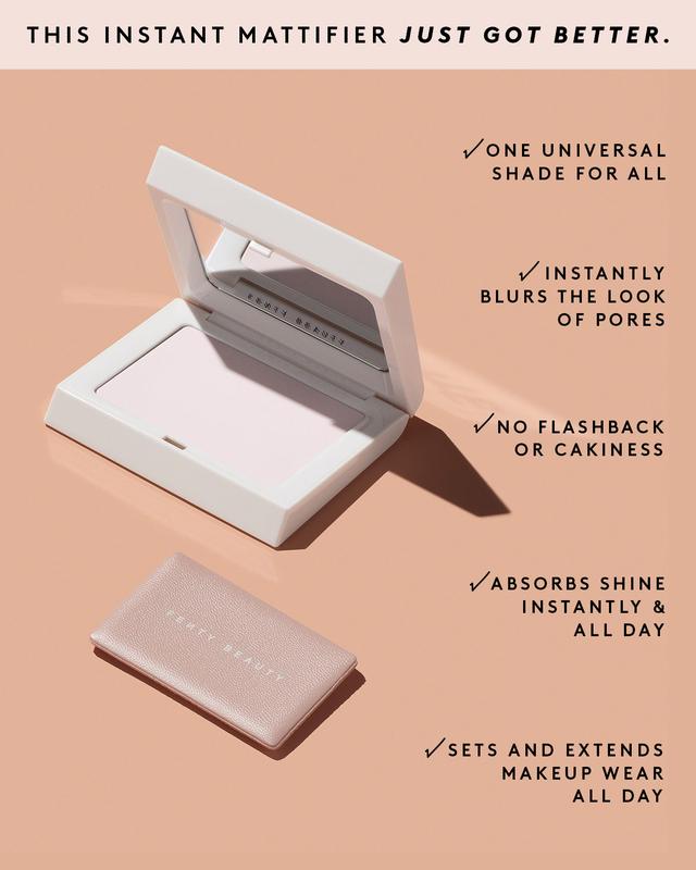 Fenty Beauty Invisimatte Setting Powder + Mini Hydra Vizor Mineral SPF Moisturizer Smooth Makeup Duo